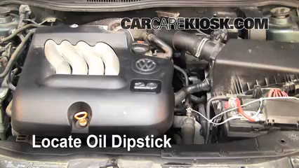 2004 Volkswagen Jetta GL 2.0L 4 Cyl. Sedan Oil Check Oil Level